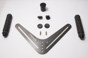 Carbon Tauchstativ V-Tray für Unterwasserkamera mit Doppelgriffen - Schwarz
