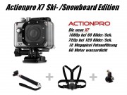 Actionpro X7 Ski-/ Snowboard Edition - inkl. Brustgurt und Teleskopstange
