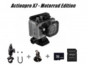 Actionpro X7 Motorrad Edition - inkl. RAM Mount Lenkerhalterung und Speicherkarte