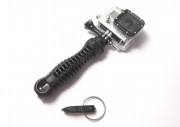 Tauchstativ für GoPro und Actionpro X7 -12cm lang - Farbe schwarz